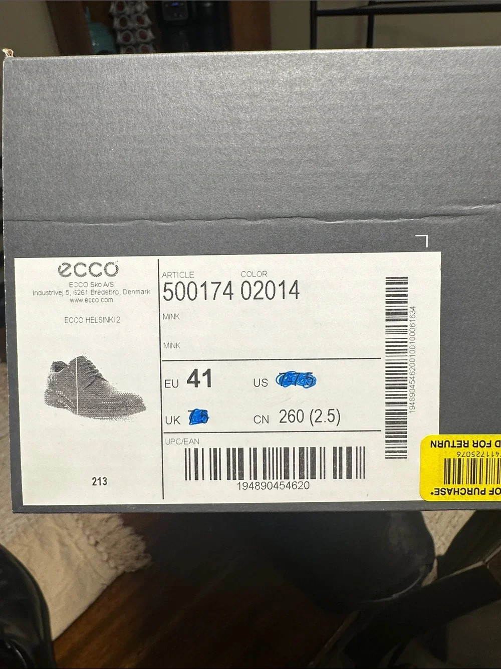 Ecco Black Leather Derby Lace-Up Dress Shoes